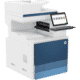 HP Color LaserJet Managed Flow MFP E87750z - Nach rechts zeigend
