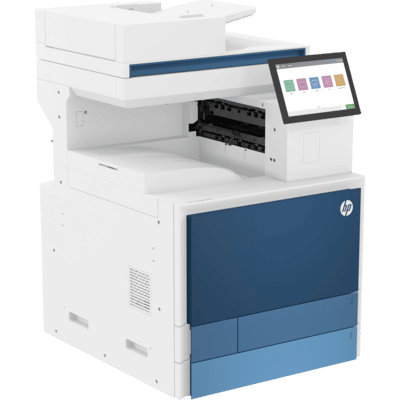 HP Color LaserJet Managed MFP E87750dn - Nach rechts zeigend