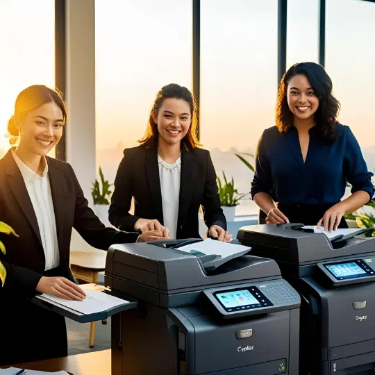 Eine Kopierer mieten im Büro umfasst alle Leistungen, die das Gerät betreffen.